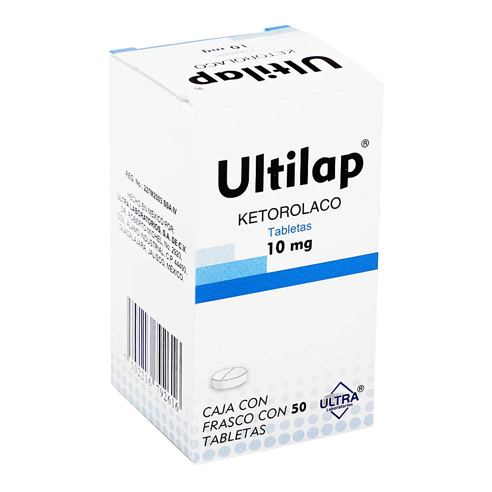 KETOROLACO 10MG 50 TAB ULTR LGEN