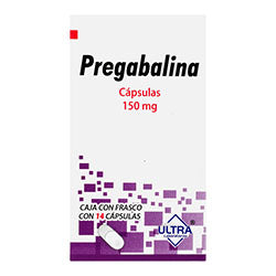 PREGABALINA CAP. 150 MG. CAJA C/14