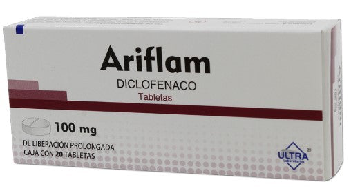 ARIFLAM 100 MG 20 TAB       LGEN