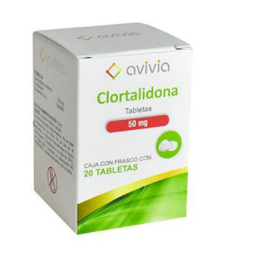 CLORTALIDONA 50MG FCO20 TAB LGEN