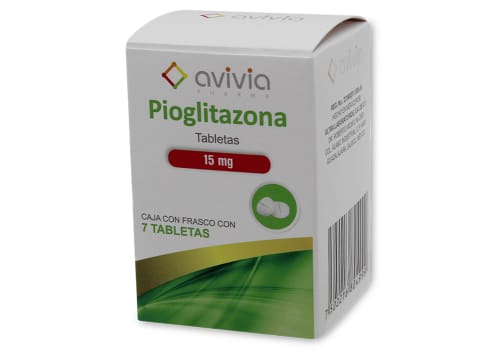 PIOGLITAZONA 15MG FCO 7 TAB LGEN