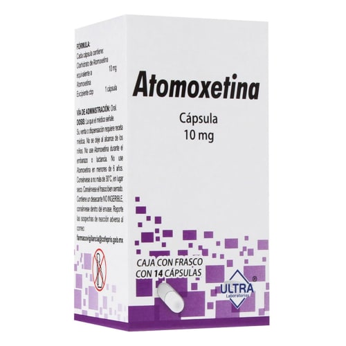 ATOMOXETINA CAP 10 MG CAJA C14