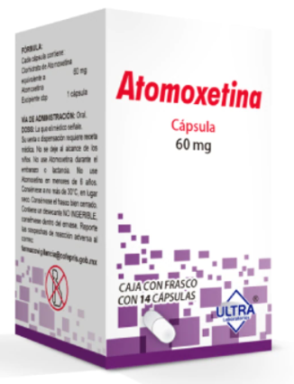 ATOMOXETINA CAP 60 MG CAJA CFCO C14