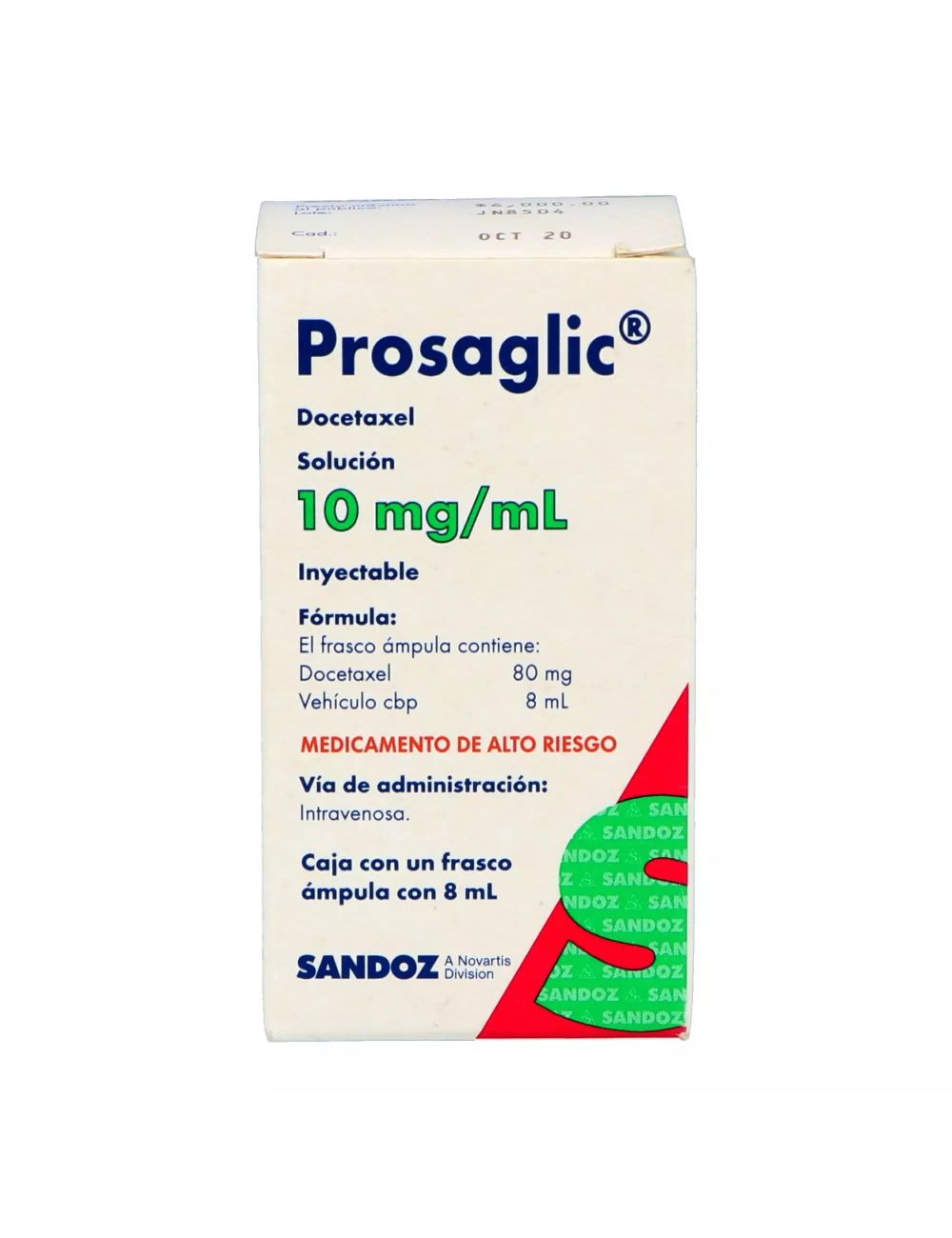 PROSAGLIC 10MG/ML SOL INY 8ML FA