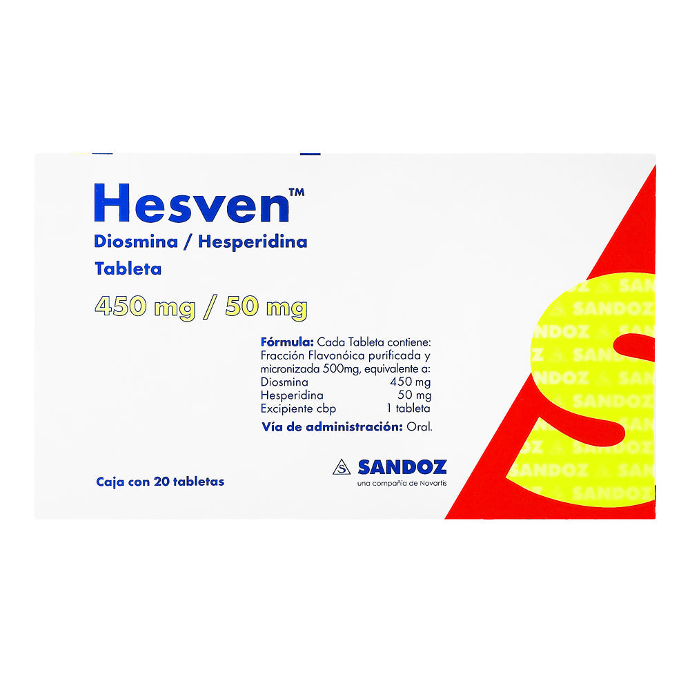 HESVEN 450/50MG 20 TAB