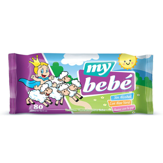 TAS HUM MI BEBE C/ALOE VERA C/80