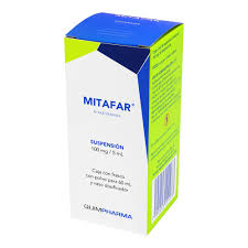 MITAFAR SUSP. CAJA C/FCO. C/PVO. P/60 ML.