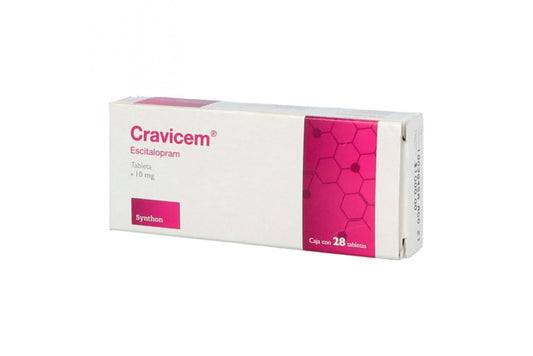 CRAVICEM 10 MG CAJA 28 TAB