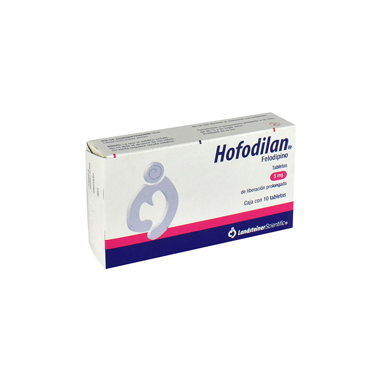 FELODIPINO TAB 5 MG CAJA C10 (HOFODILAN)