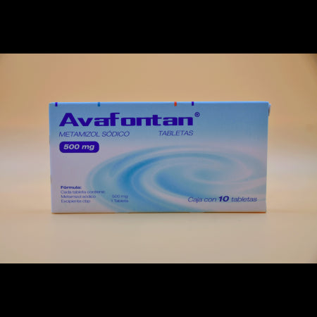 AVAFONTAN 10 TAB 500 MG