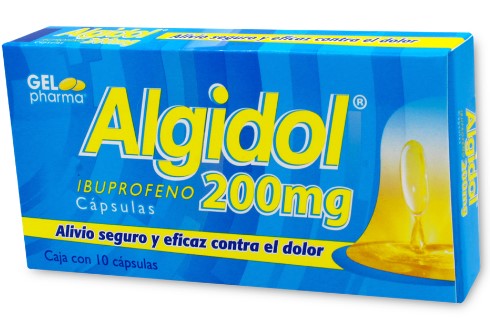 ALGIDOL 10 CAPS 200 MG