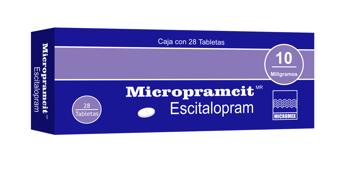 ESCITALOPRAM 10MG 28TAB MIC LGEN