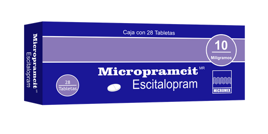 ESCITALOPRAM 10MG 28TAB MIC LGEN