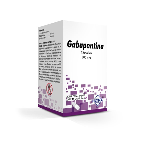 GABAPENTINA 300 MG 15 CAPS  LGEN