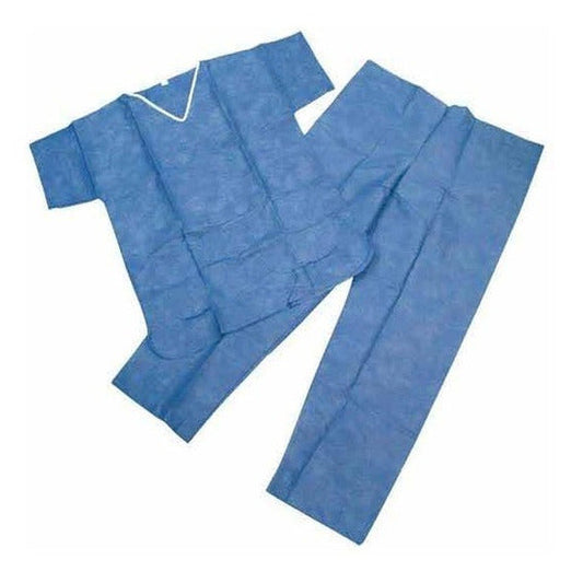 JUEGO DE FILIPINA Y PANTALON AZUL 10PZS