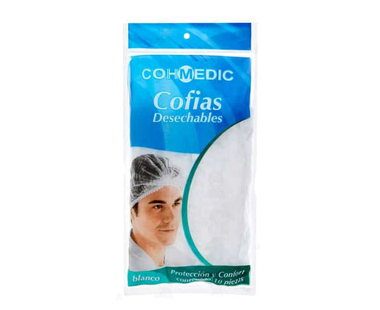 COFIAS DESECHABLES BLANCO 10PZS