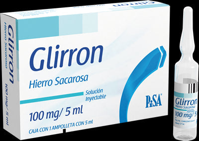 SACAROSA FERRICA SOL INY 100 MG CAJA C1 AMP C5 ML