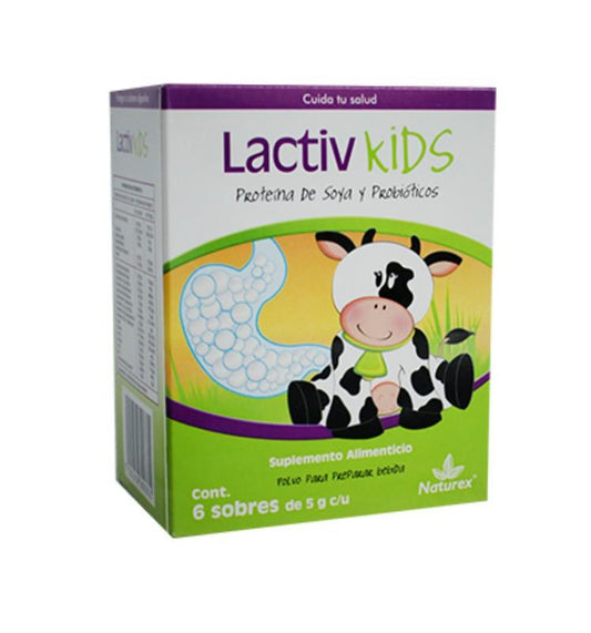 LACTIV KIDS PVO PARA PREPARAR BEBIDA CAJA C6 SOBRES C5 G CU
