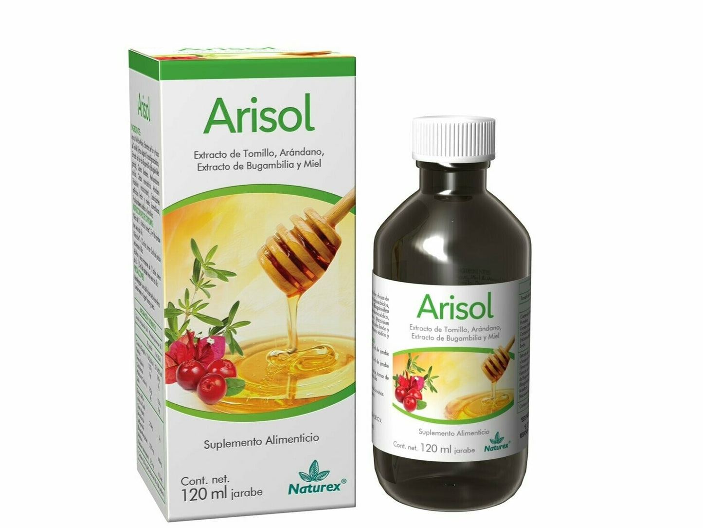 ARISOL JBE. CAJA C/FCO. C/120 ML.