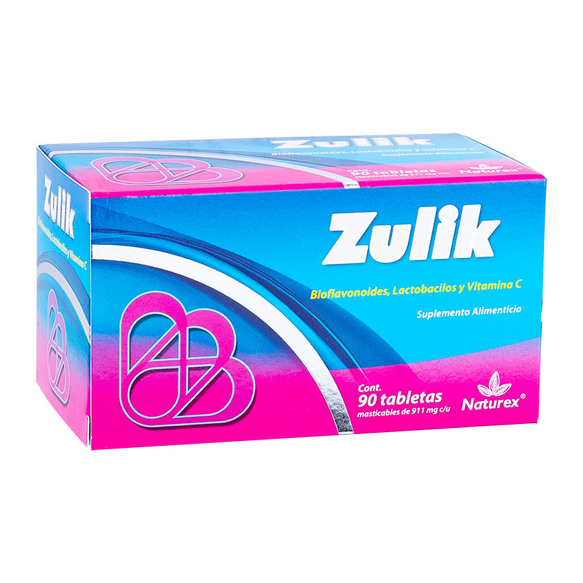 ZULIK TAB MASTICABLES 911 MG C/U CAJA C/90