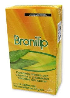 BRONILIP CARAMELOS CAJA C/12 CAJILLAS C/10 CARAMELOS DE 2.5 G C/U