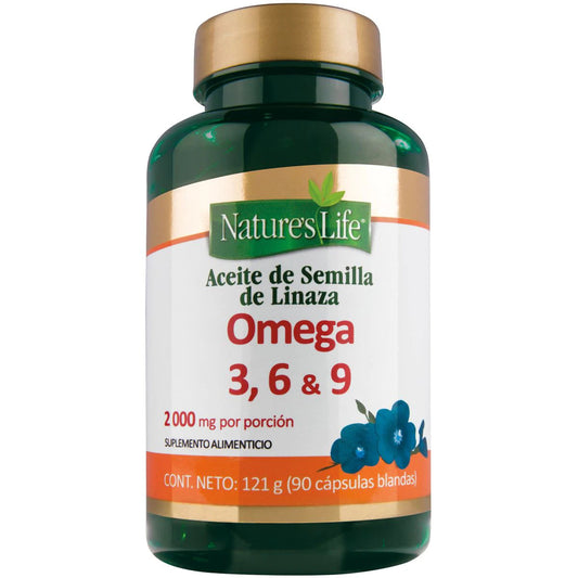 SEMILLA LINAZA OMEGA 3-6-9 90CAPS