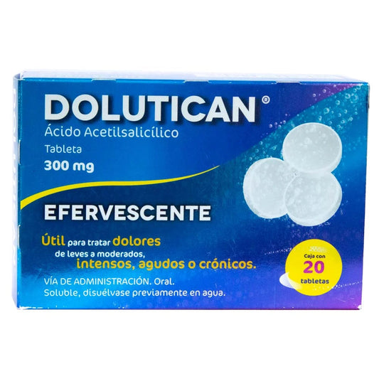 DOLUTICAN 300 MG 20 TAB EFERV