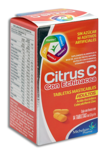 CITRUS C AD C/ECHINAC 14TAB MAST