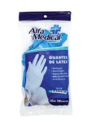 GUANTES ALFA MED NITRILO C/10