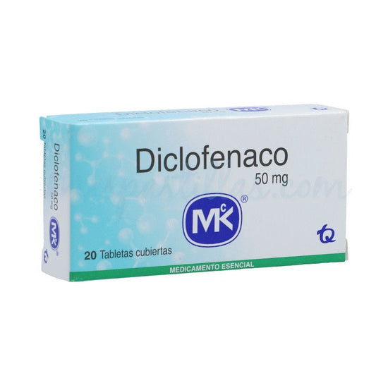 DICLOFENACO 50MG 20 TAB LP  LGEN