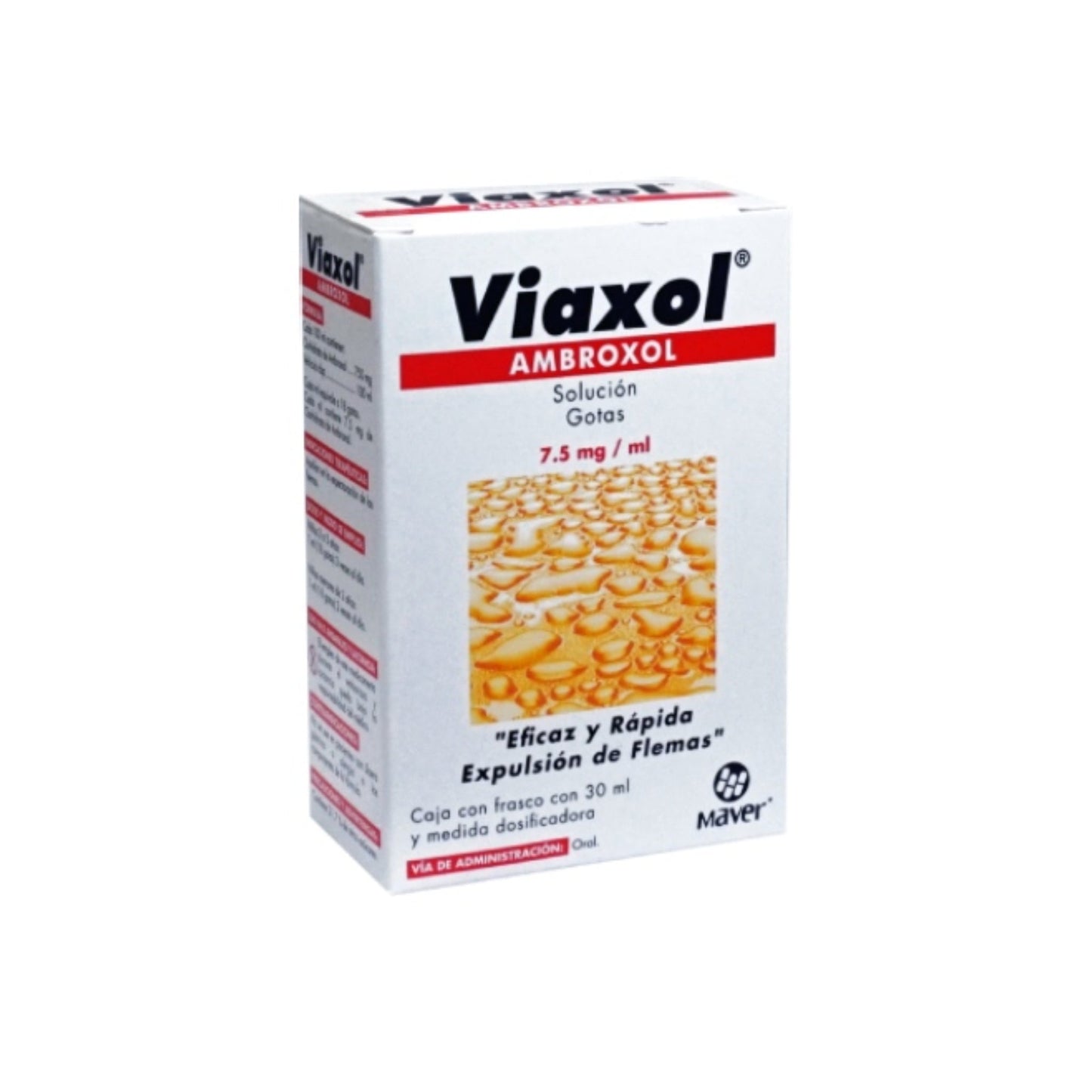 VIAXOL SOL. GTS. CAJA C/FCO. C/30 ML.