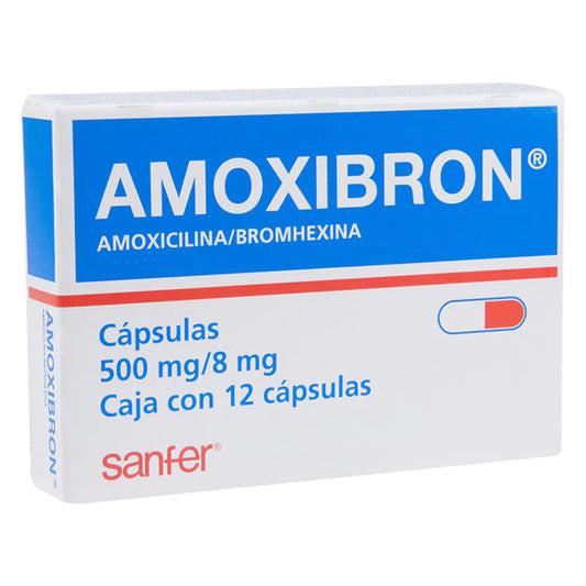 AMOX/BROM 500/8MG 12 CAPS   LGEN