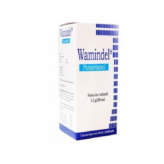 WAMINDEL SOL. INFANTIL 160 MG. CAJA C/FCO. C/120 ML.