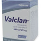 VALCLAN 16 TAB 500/125 MG