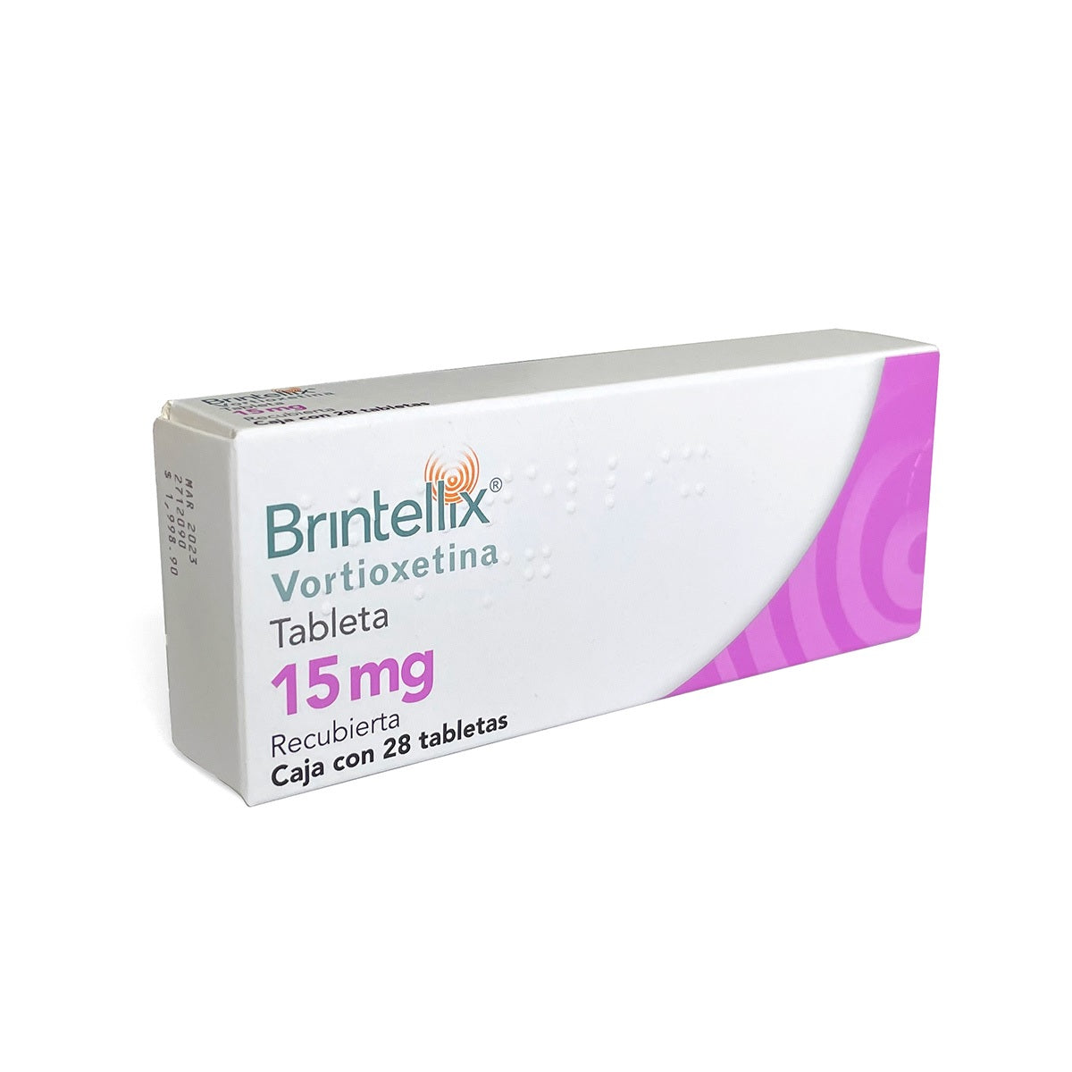 BRINTELLIX 15 MG 28 TAB RECUB