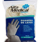 GUANTES ALFA MED LATEX MED C/10