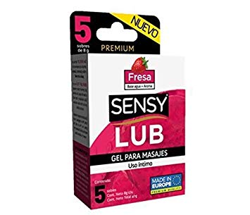 SENSY LUB GEL P/MASAJE SOB 5 8G