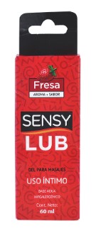 SENSY LUB FRESA GEL 60ML