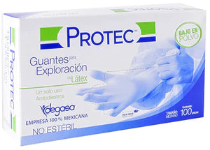 GUANTES EXP GDE NO ESTERIL 1 CJA 100 PZA