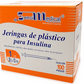 JERINGA 29GX13 MM P/INSULINA 1 ML. C/100