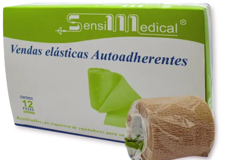 VENDA ADHERENTE PIEL 12 PZAS 5CM X4.5 M