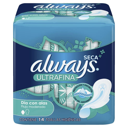 TAS SANIT ALWAYS ACT-U C/A 14PAD