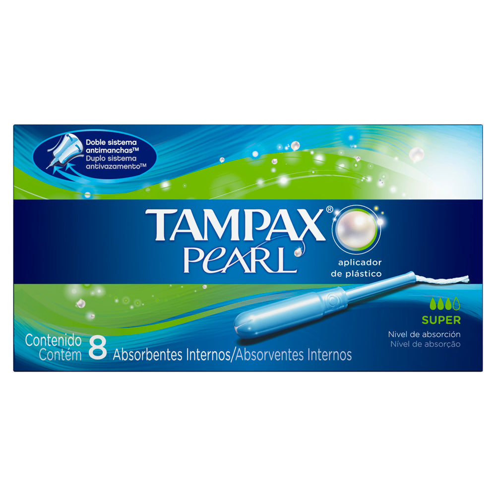 TAMPONES TAMPAX PEARL SUPER C/8