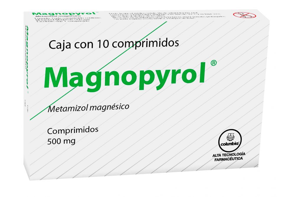 MAGNOPYROL 500MG 10 CPR