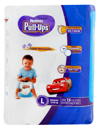 CALZ HUGGIES PULL-UPS NINO L C/15