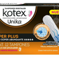 TAMPONES KOTEX UNIK SUPERPLUSC/12