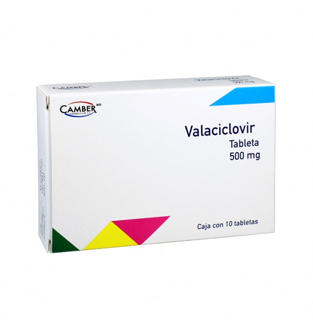 GE VALACICLOVIR CAMBER 500MG - TAB 10