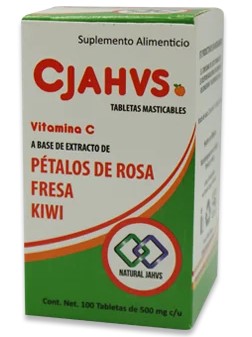 CJAHVS TAB. MAST. 500 MG. CAJA C/100 (C VIT )