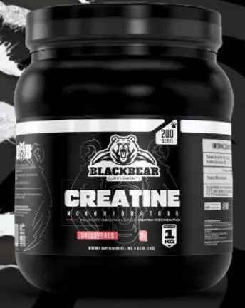 BLACK BEAR /CREATINA) 1KG P/200 SERV