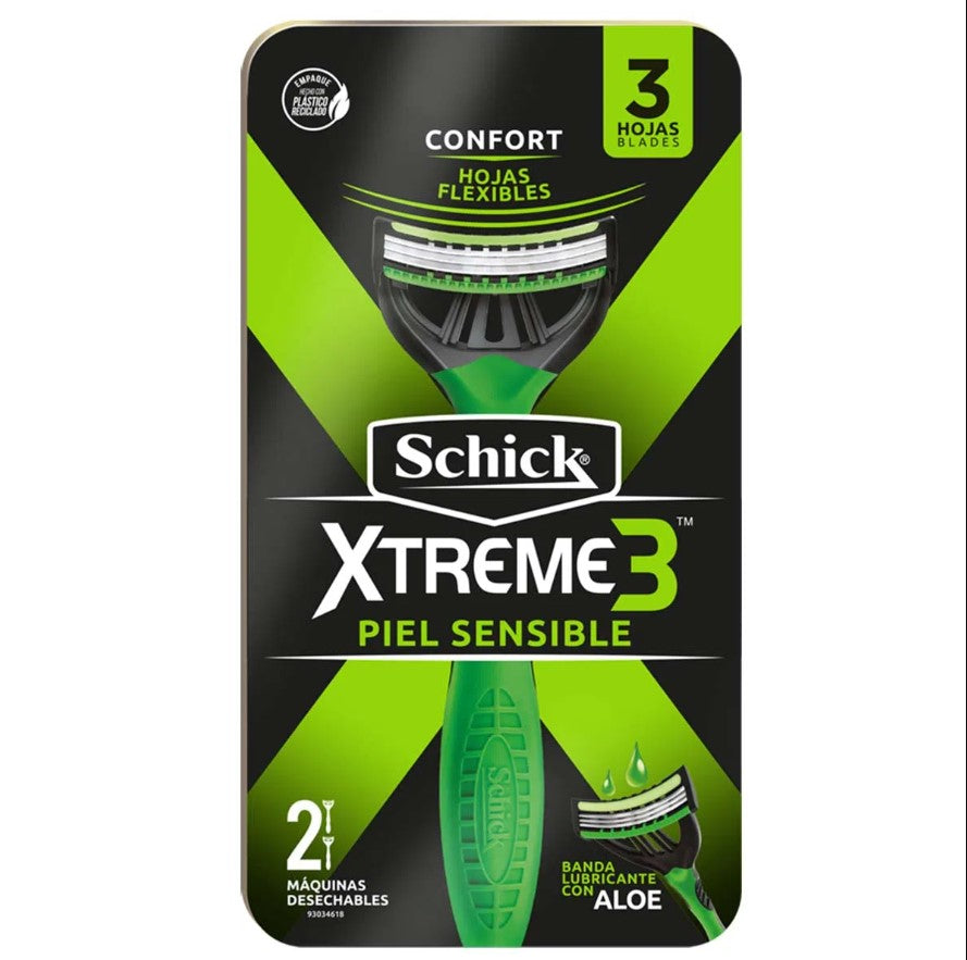 MAQ SCHICK XTREME3 PIEL SENS C/2